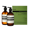 Aesop Geranium Leaf Body Cleanser & Balm Set | Citrus & Fresh Duo to Cleanse and Hydrate Skin | Geranium Leaf, Mandarin Rind, Bergamot Rind | 16.9 oz / 500mL (Set of 2)