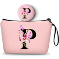 SEAMOON Birthday Inspirational Bridesmaid Proposal Team Small Gifts for Women Mom Aunt Teacher Sister Coworkers Makeup Cosmetic Bag Travel with Mirror Mothers Day Christmas Graduation P