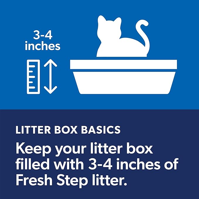 Fresh Step Heavy Duty Odor Block Advanced Multi Cat Clumping Litter with Febreze, 17.5 lb (Package May Vary)