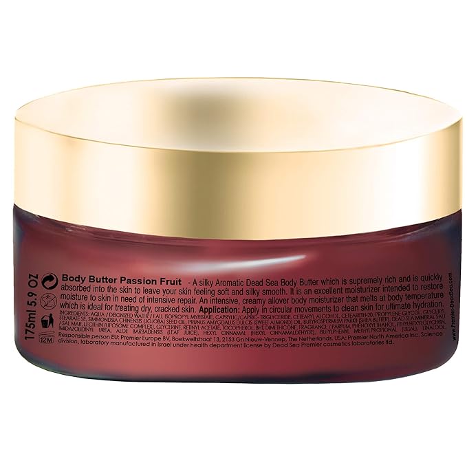 Premier Dead Sea Anti-Aging Body Cream - Passion Fruit 5.95 Fl oz