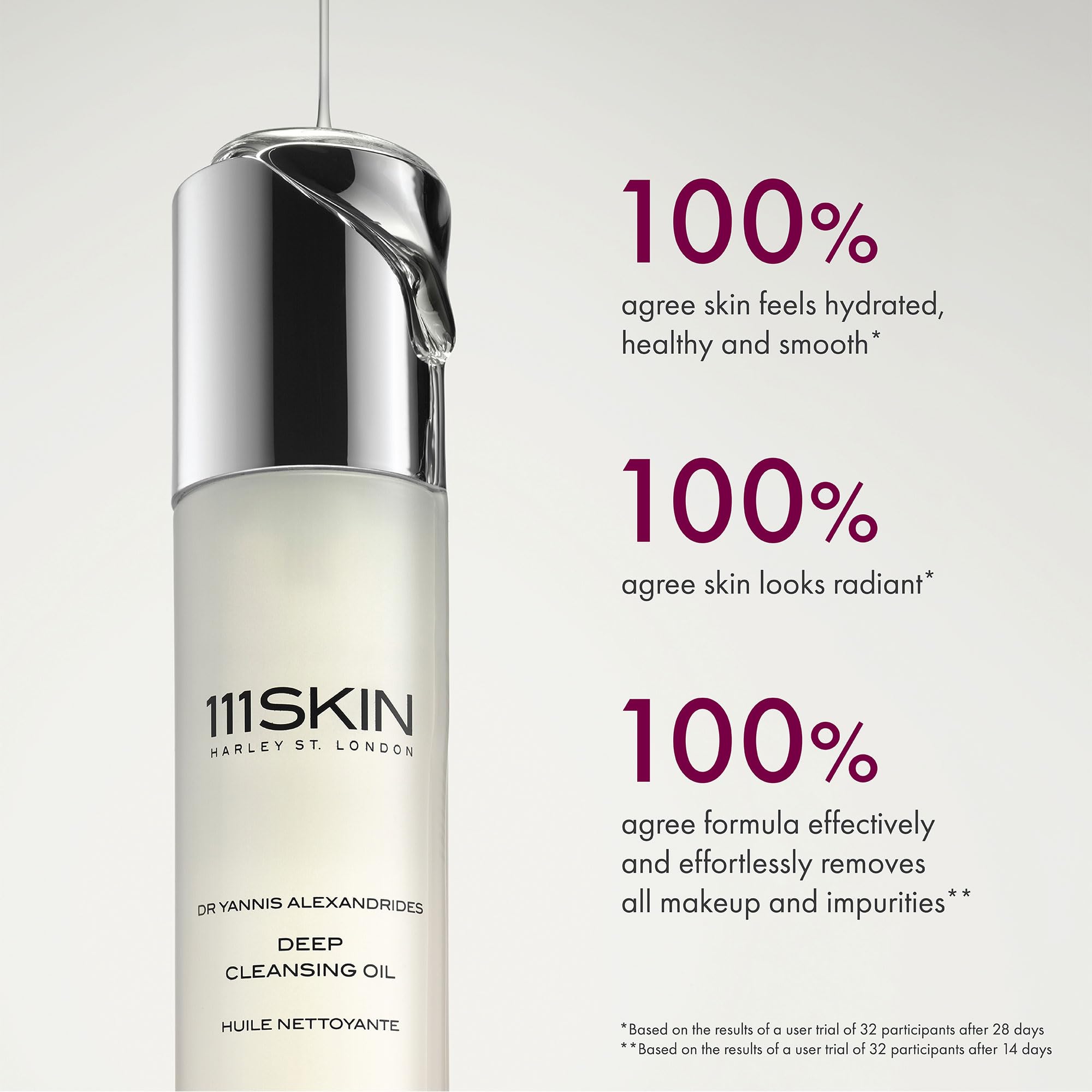 111SKIN Deep Cleansing Oil for Face, Hydrating Facial Oil Cleanser