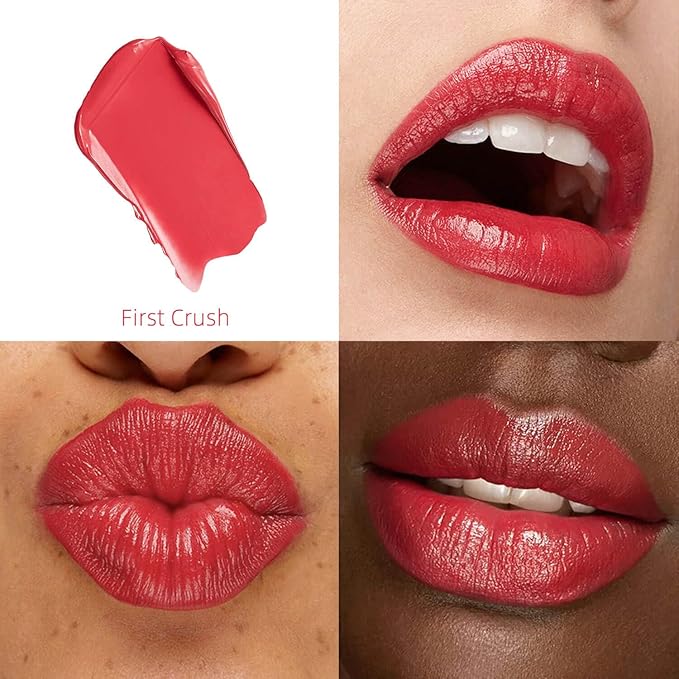 ilembane Hydrating Lipstick Set, True Red & Cocoa Brown Tinted Lip Balm