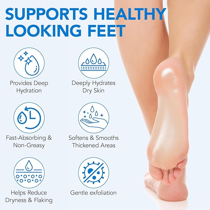 Uruses 2Pack Urea Cream 60% plus Salicylic Acid 2% Urea Foot Care Stick,Foot Cream for Foot Callus Remover, Feet Moisturizer Stick for Dry Cracked Heels, Hands, Knees,Hydrating Heel Balm, Easy To Use