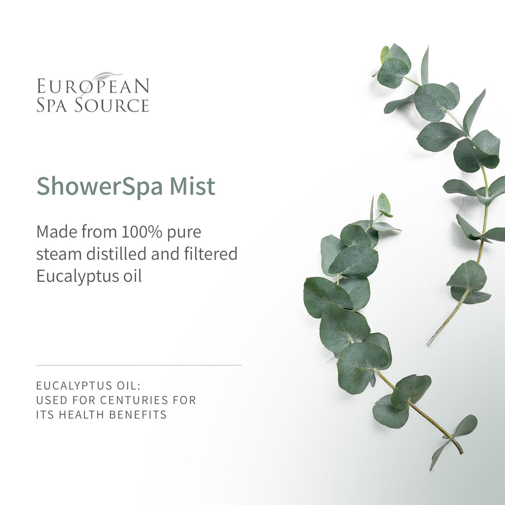 European Spa Source Lavender + Eucalyptus ShowerSpa Mist, 4 Fl Oz