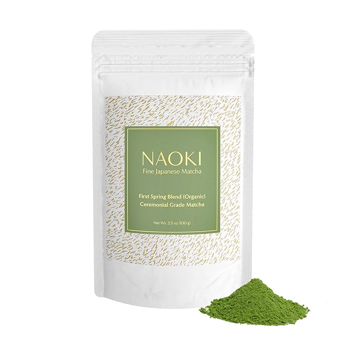 Naoki Matcha Organic First Spring Blend Matcha, 100g/3.5oz