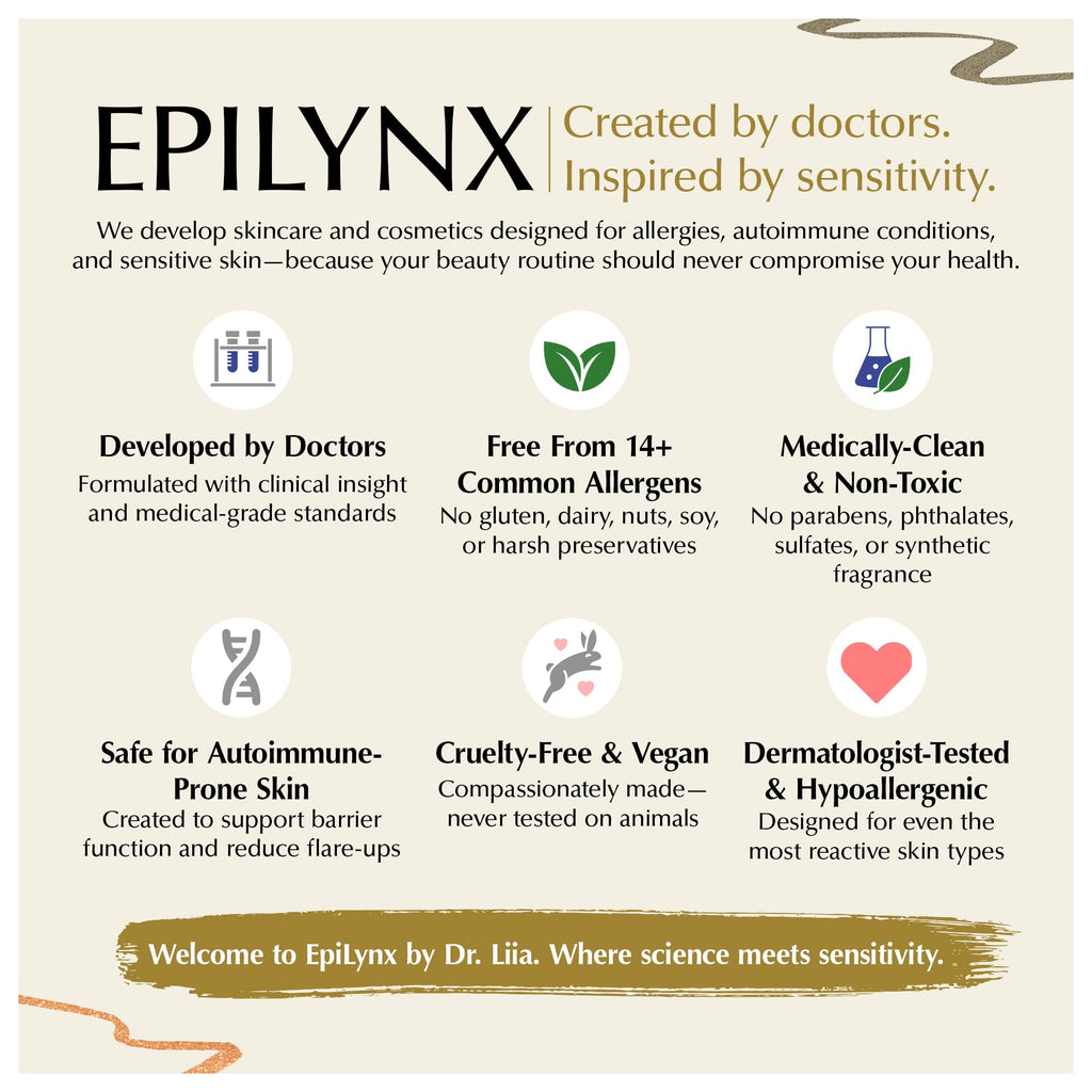 EPILYNX Liquid Eyeliner, Waterproof Hypoallergenic Vegan, Black, 2mL