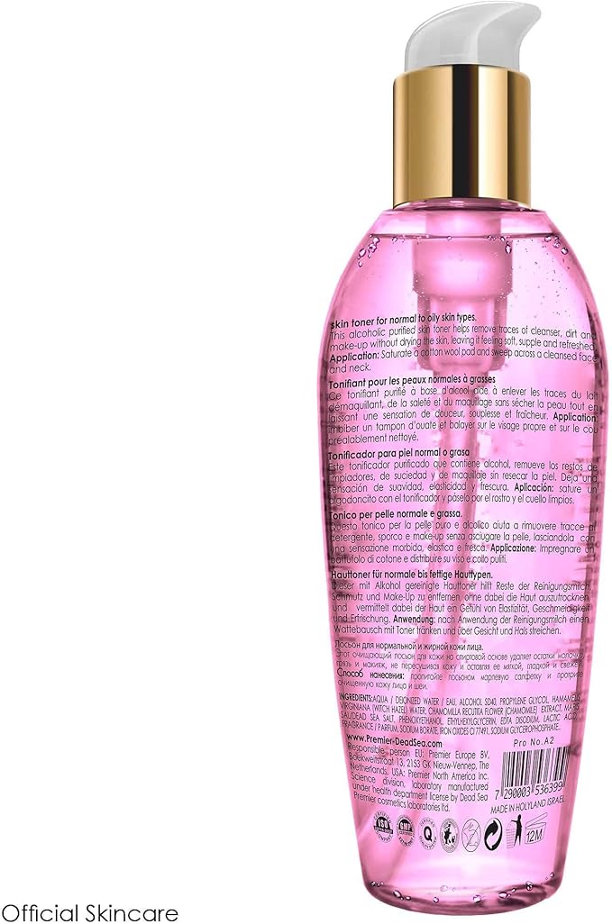 Premier Dead Sea Skin Toner pH 5.5 Balancing