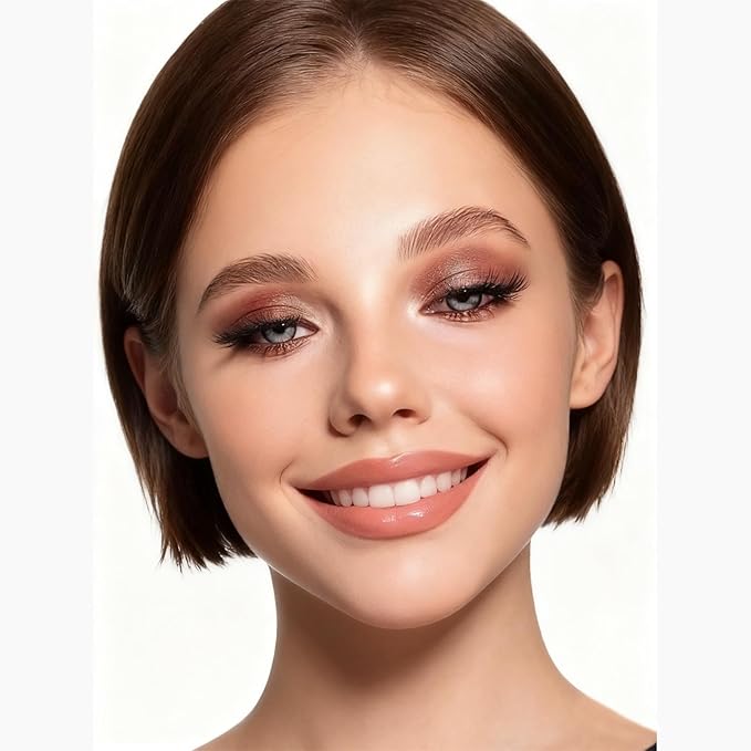 Hyesamyo Nude Neatural Eyeshadow Stick - Long Lasting Waterproof Matte & Shimmer Cream Eyeshadow Pencil - Highly Pigmented Easy Blend Makeup Kit for Women - Travel Size Eye Shadow for Beginners (07#)