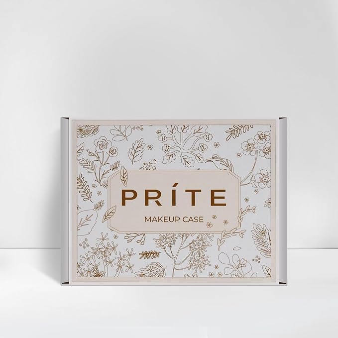 Prite Clear Makeup Bag Travel Cosmetic Organizer Toiletry Case for Women