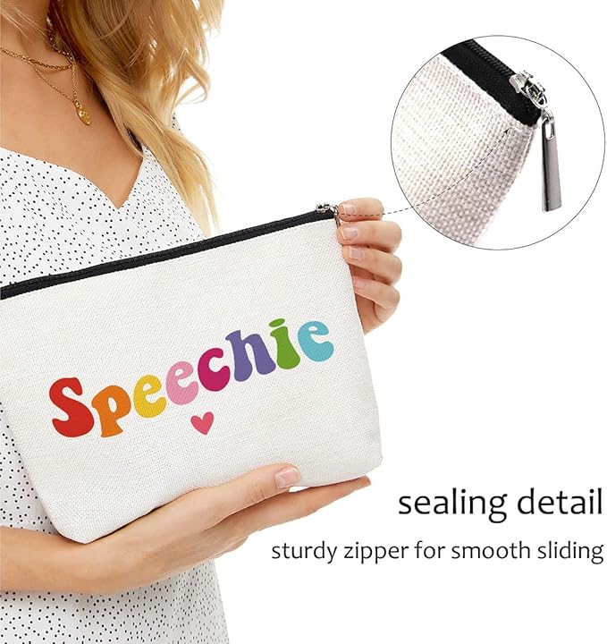 Speechie Makeup Bag Therapist Cosmetic Bag