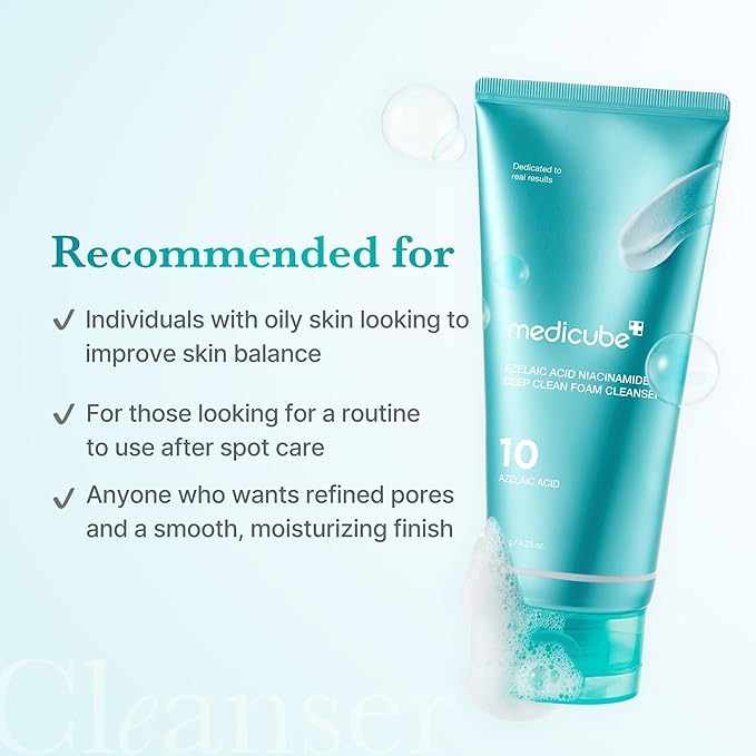 medicube Facial Cleanser Azelaic Acid Whip Cleanser