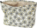 BBORGDC Floral Jacquard Makeup Bag - Large Capacity Cosmetic Pouch for Travel, Toiletry Organizer with Zipper, Perfect for Daily Use and Gifts, Purses for Women Clearance