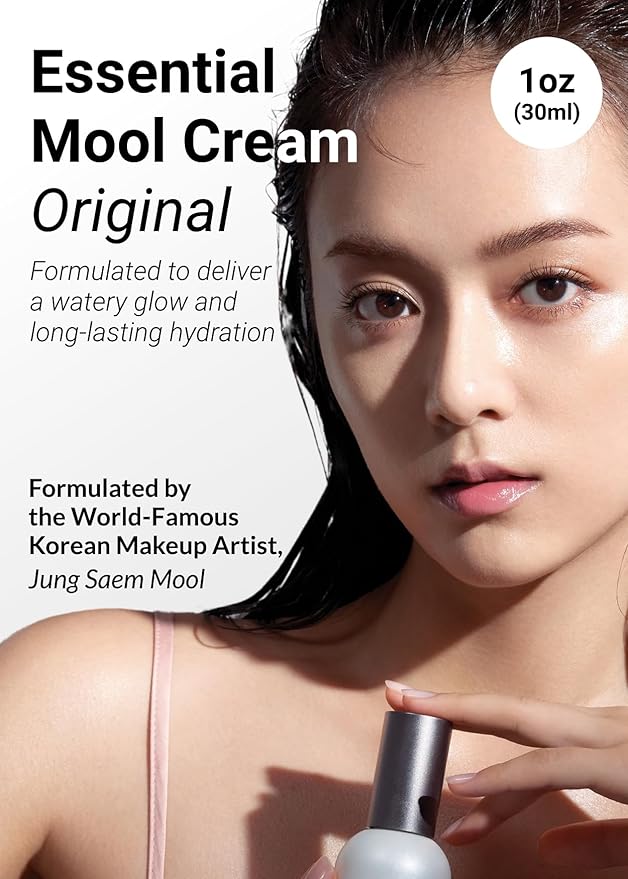 Mool Cream | Hydrating Primer for Glass Skin (Original, 1.01 Fl Oz)