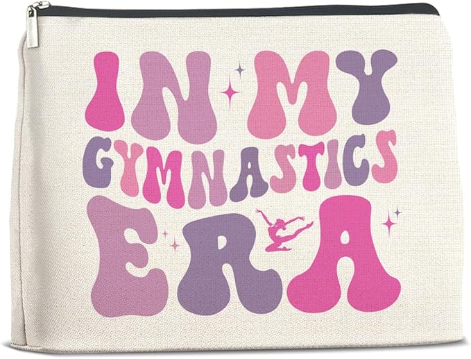 UPNEGE Gymnastics Gifts Funny Gymnast Makeup Bag for Women