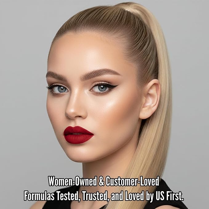 Mynena Hydrating True Red Matte Liquid Lipstick Long Lasting - Lola
