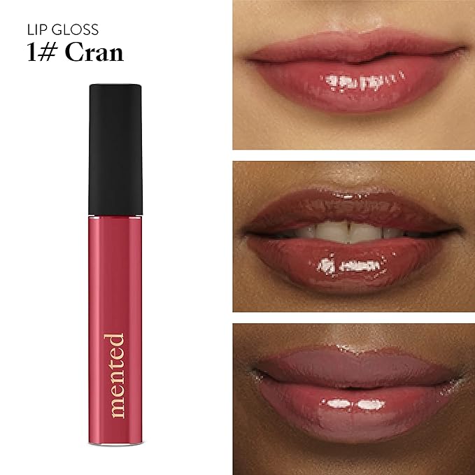 Mented Cosmetics Lip Gloss for Women Tinted Lip Balm Stain, Made in USA