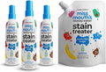 Miss Mouth's Messy Eater Stain Treater Ultimate Refill Bundle - 4oz 3-Pack Spray & 16oz Refill Pouch - Laundry Spot Cleaner for Baby Clothes & Fabric