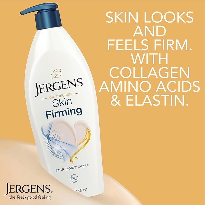 Jergens Skin Firming Body Lotion with Collagen & Elastin, 16.8 fl oz
