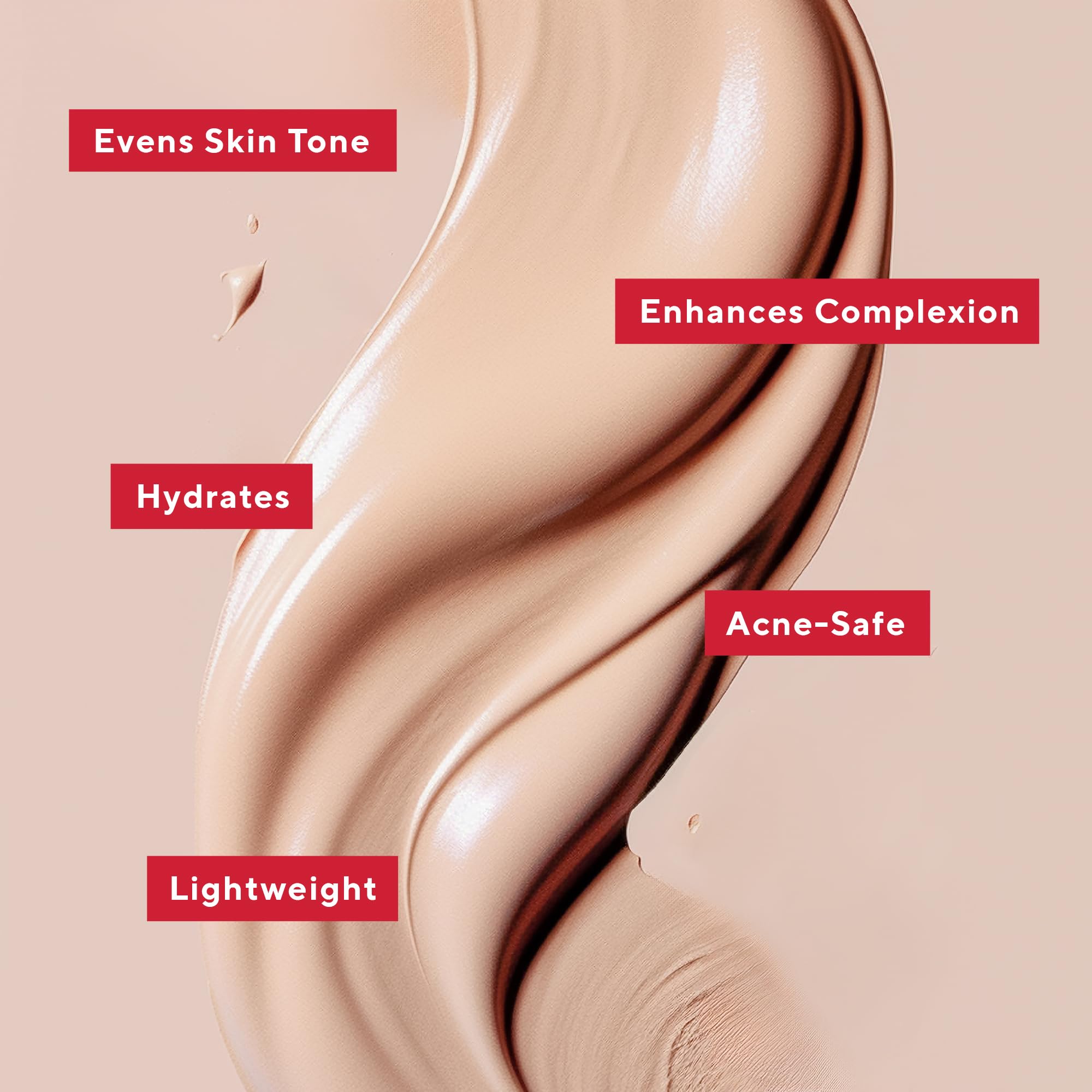 MIRABELLA - Invincible for All HD Liquid Foundation, Moisturizing Face Products for All Skin Types, Full-Coverage Lightweight Foundation Makeup, Moisturizing & Hydrating Beauty Care, Mocha VI
