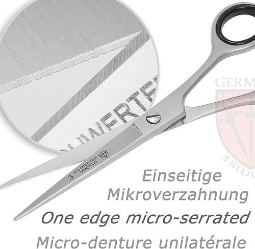 3 Swords Germany - Brand quality professional HAIR scissors, extra sharp