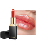 Metallic Shimmer Coral Lipstick for Women, Long Lasting, High Pigment-02