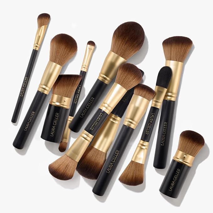 LAURA GELLER Makeup Brushes - Dual-Ended Highlighter Brush, Cruelty-Free