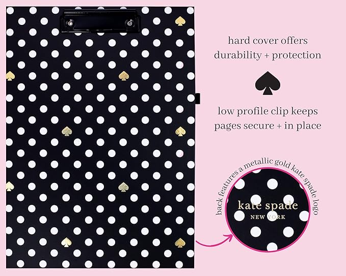 kate spade new york Clipboard Folio, Polka Dots