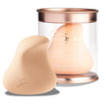 Strokes Beauty Lab Original Beauty Blender Makeup Sponge Applicator for Powder, Cream & Liquid, Beauty Tools Puff, Streak Free Application, Vegan, Cruelty Free Made in USA, Peach