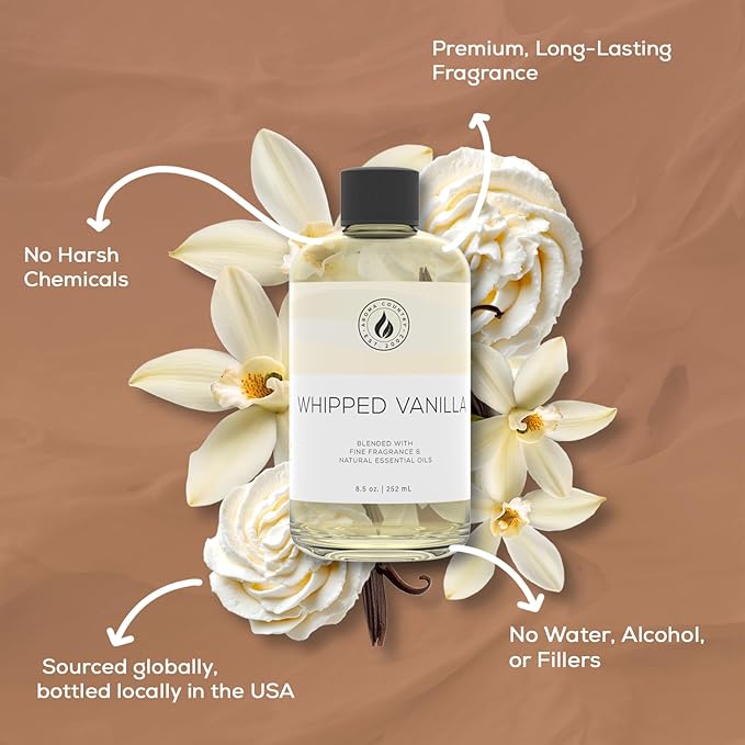 Aroma Country Whipped Vanilla Luxury Diffuser Oil Refill (8.5 Fl Oz)