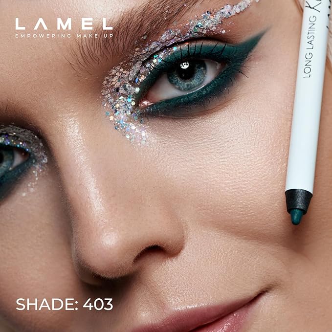 Lamel No Smudge Waterproof Gel Eyeliner Pencil – Emerald Green