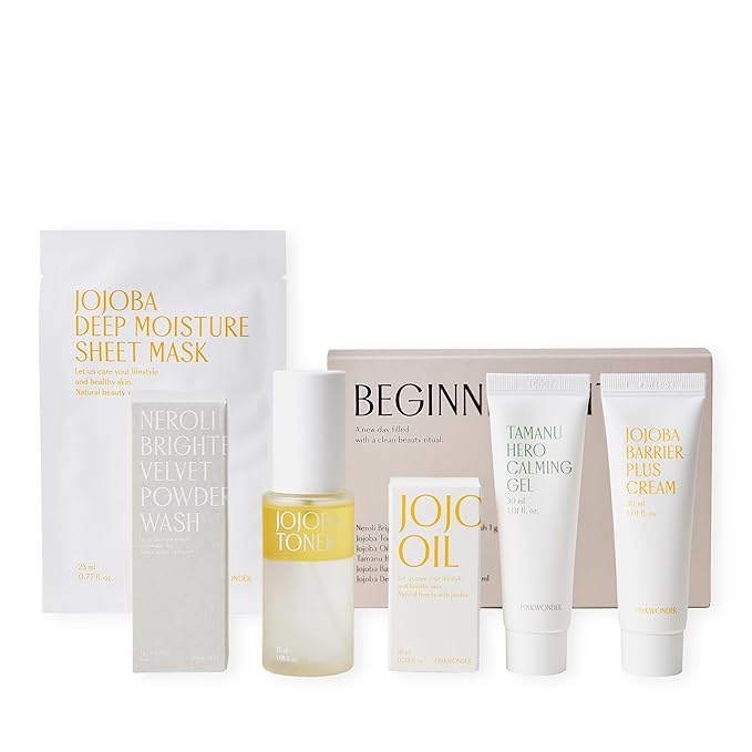 PINKWONDER Beginner Edition Signature Skincare Discovery Set Travel Kit