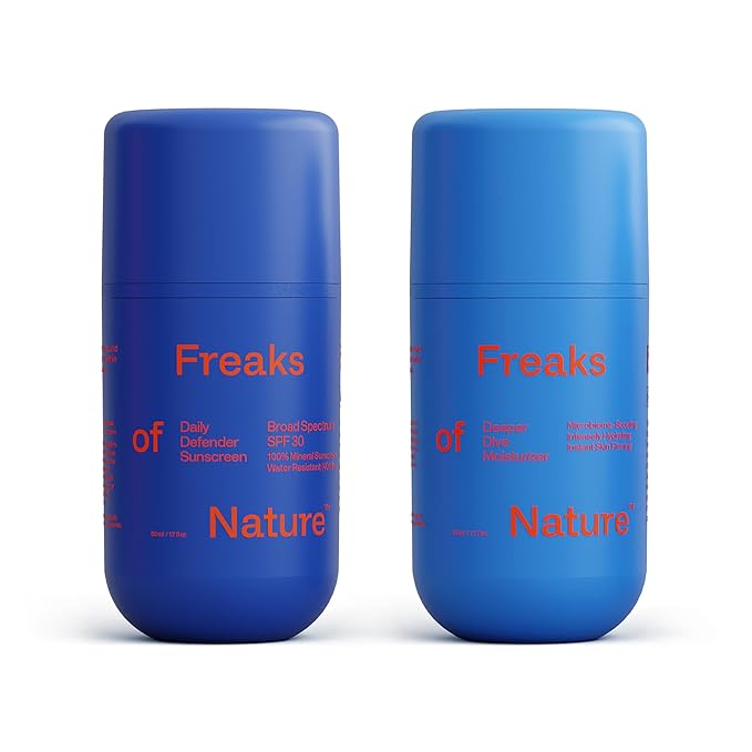 Freaks of Nature Daily System, Face Moisturizer, SPF 30 Sunscreen, 2-Pack