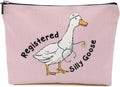 BQXH Nurse Practitioner Gifts Makeup Bag, Funny Goose Cosmetic Bag