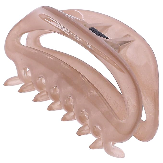 Camila Paris CP3078 French Hair Clip for Women, Small Beige, Girls Hair Claw Clips Jaw Fashion Durable Styling Hair Accessories for Women, Strong Hold No Slip Grip, Made in France