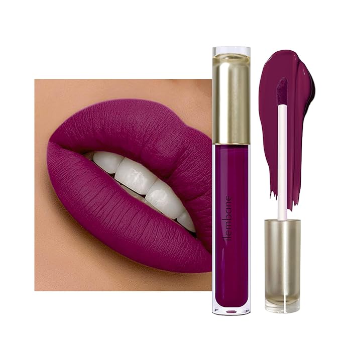 ilembane Plum Berry Matte Liquid Lipstick Long Lasting - Purple Potion