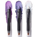 LUXAZA 3 Pcs Cream Eyeshadow Stick Quick Makeup Set Lavender Purple White