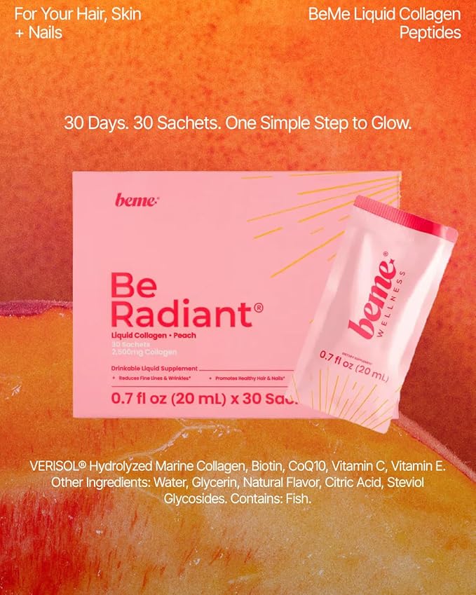 BeMe Glow – VERISOL Marine Collagen, Skin, Hair & Nails, Mixed Berry