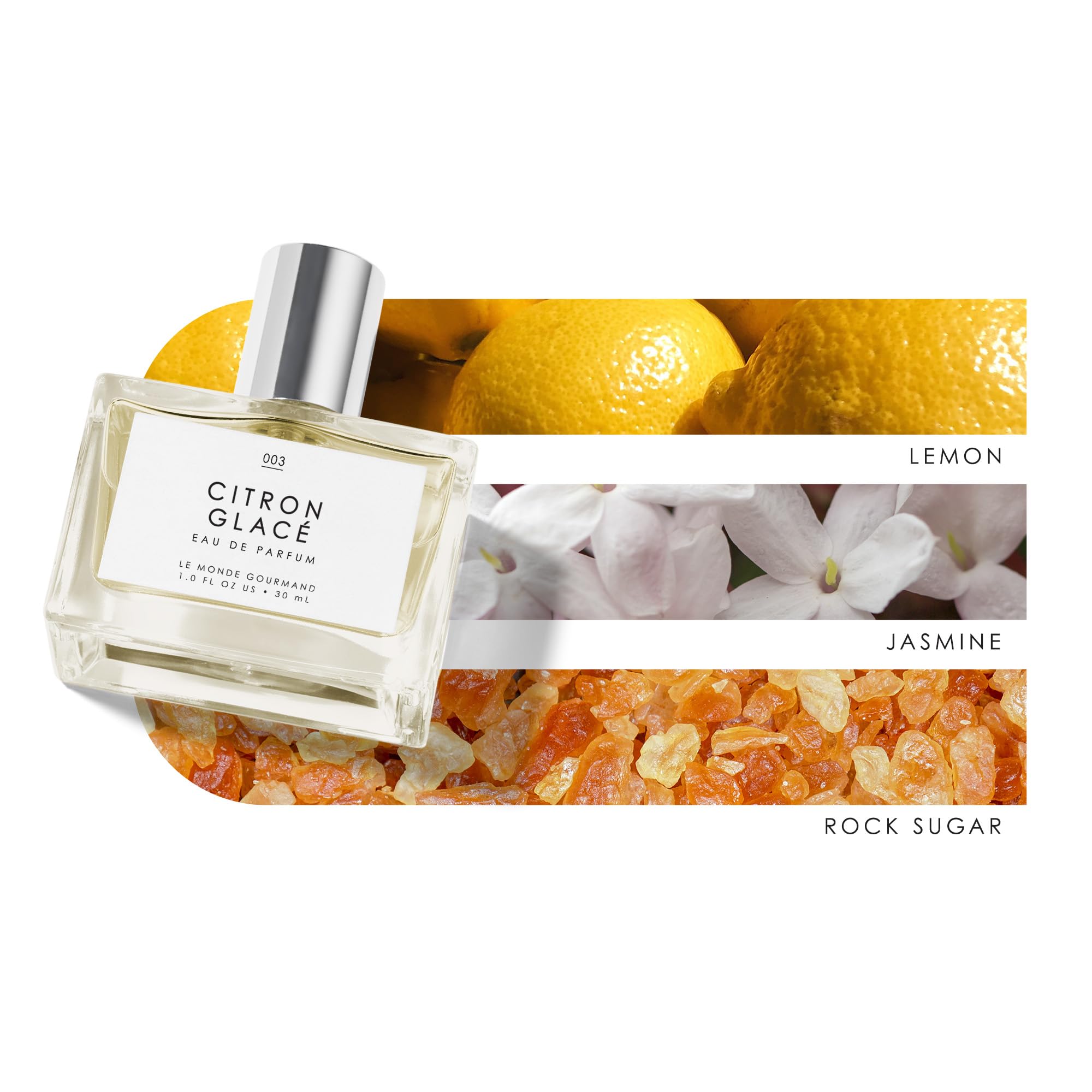 Tru Fragrance Beauty Le Monde Gourmand Citron Glacé Eau de Parfum - 1 fl oz (30 ml) - Lemon, Jasmine, Sugar Perfume Notes