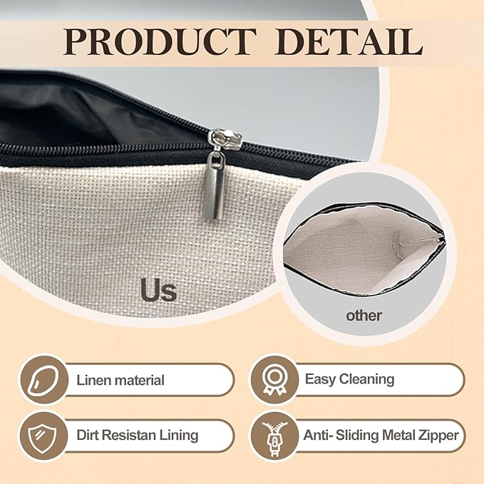 Likjad Coquette Pink Bow Makeup Bag, Preppy Bow Cosmetic Bags for Women, Girly Pink Makeup Pouch, Coquette Stuff, Trendy Preppy Bowknot Zipper Pouch