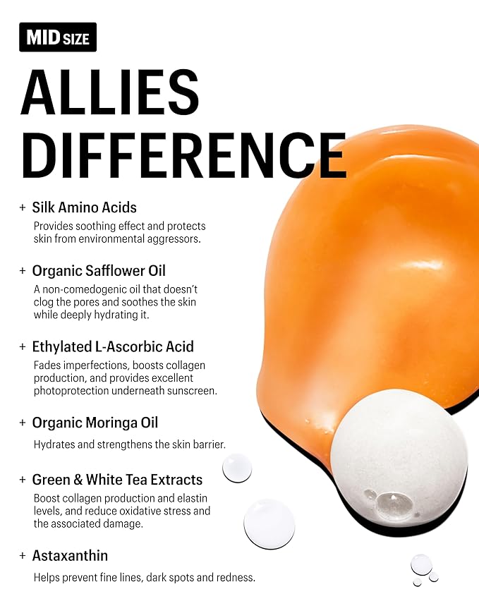 Allies of Skin Hydrating Silk Amino Face Cleanser, 0.8 Fl Oz