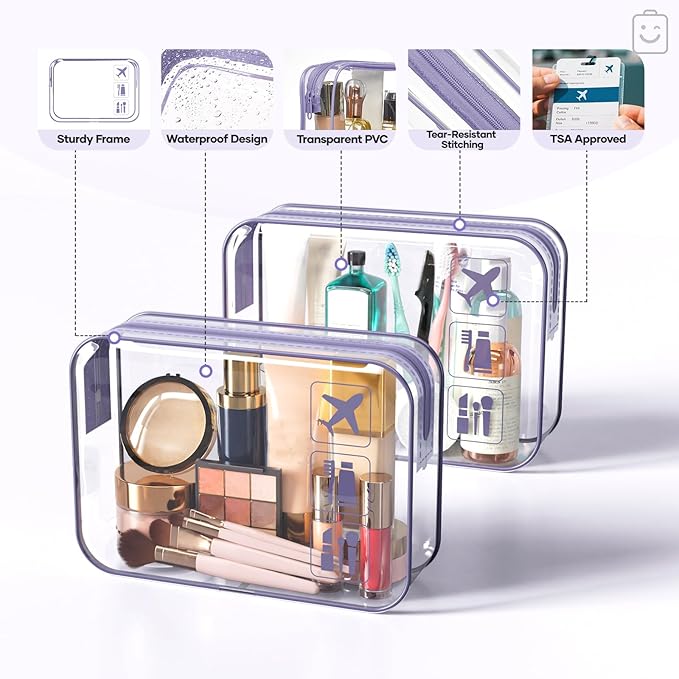 Veken 9/11 Set Compression Packing Cubes Garment Bags for Travel Essentials,Compressible Expandable Luggage Organizer Bags for Clothing,Space Saver Bags with Over 1000 pcs of Mesh Holes(Purple Gray)