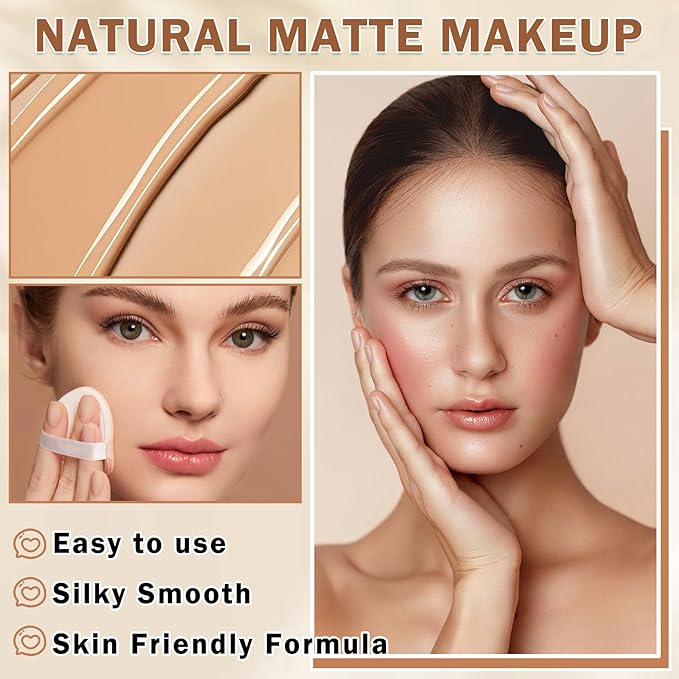 QIUFSSE Airbrush Foundation Makeup Spray (04 Porcelain Color)