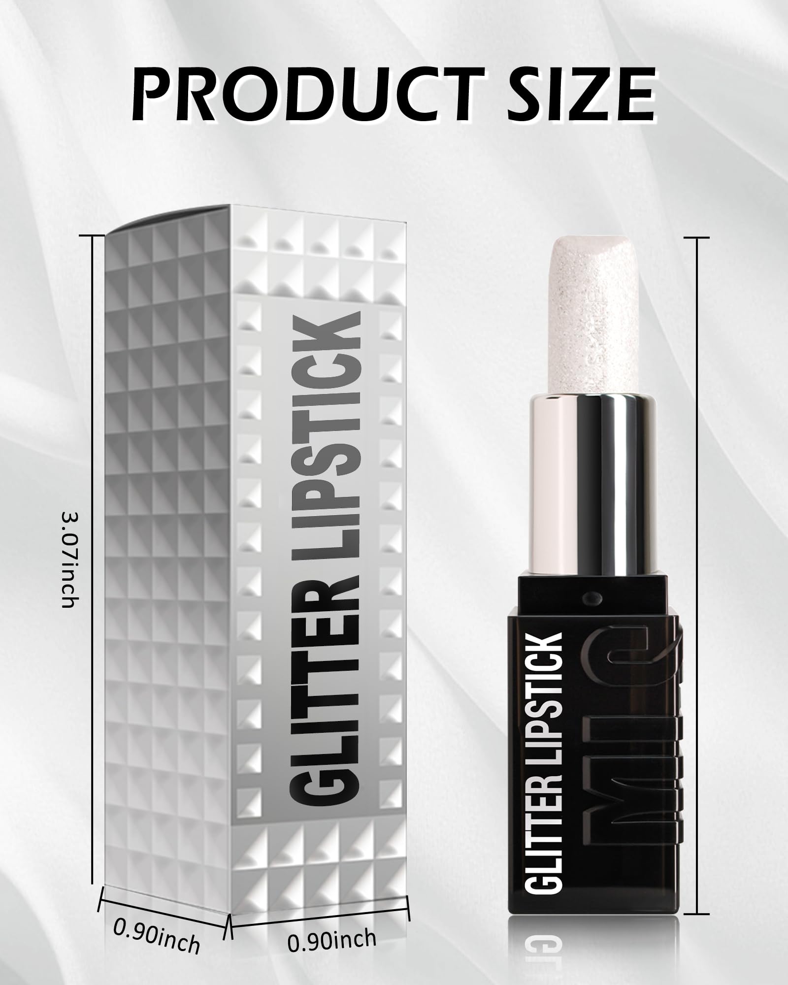 Diamond Glitter Matte Lipstick,Long Lasting Waterproof Green Glod Metallic Sparkling High Pigment Non-Stick Lip Tint Lip Gloss,Full-coverage Lipgloss, Christmas Lip Makeup Gift for Women Girl-06