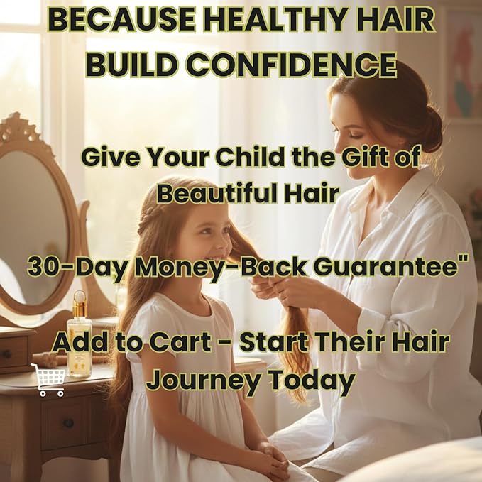 REVATOLOGY Kids Hair Growth Oil for Toddlers and Babies, 26 Botanicals Scalp Treatment with Rosemary, Castor and Amla, for Curly Wavy Textured Hair, Dry Itchy Scalp, Made in USA