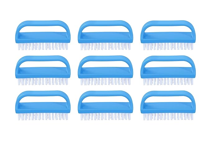 Nail Brush for Cleaning Fingernails, Nail Scrubber Brush, Toe Foot Hands Fingernail Brush Cleaner- Small Scrub Brush- All-Purpose Stiff Cleaning Brush for Home, Kitchen, Work, 9 Pack - Superio