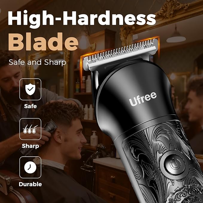 Ufree Foil Shaver and Beard Hair Trimmer Set, Men Electric Razor，Mens Gifts