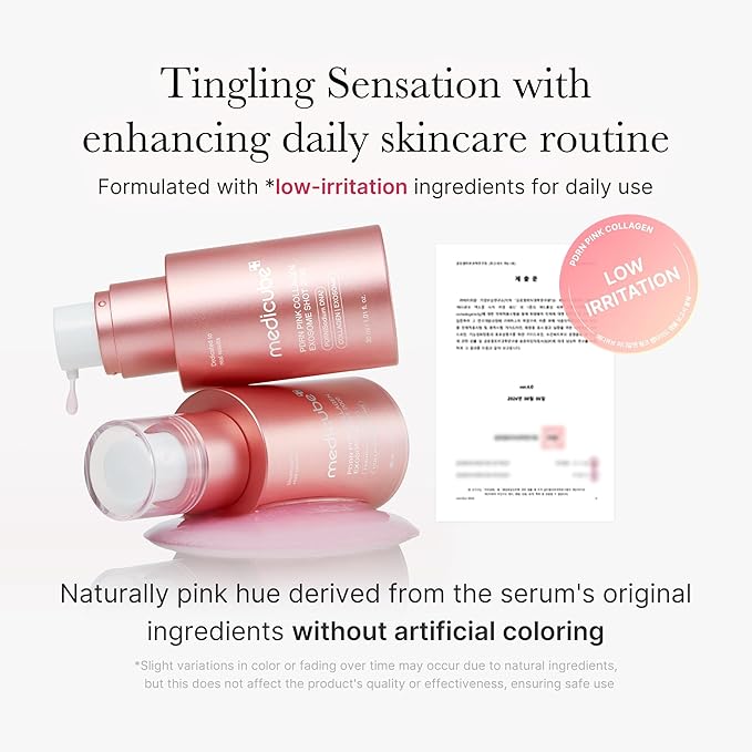 medicube Exosome Shot PDRN Pink Collagen 2,000 PPM Spicule Facial Serum