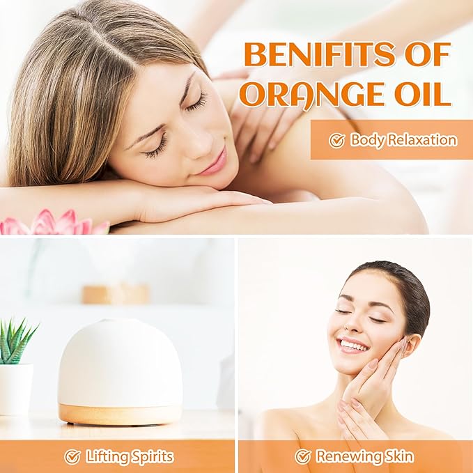 EVOKE OCCU Orange Essential Oil for Diffusers & Skin Care
