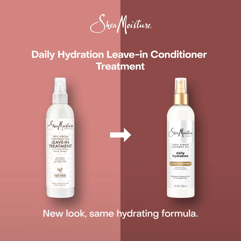 Shea Moisture 100% Virgin Coconut Oil Leave-in Treatment, 8 Ounce