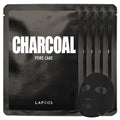 LAPCOS K Beauty Charcoal Sheet - Pore Refining Face Mask (Pack of 5)
